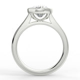 Andreia Bezel Lab Created Diamond Engagement Ring
