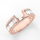 Hera Wedding Band - Lab Created Diamond