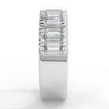 Hera Wedding Band - Lab Created Diamond