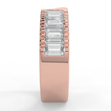 Hera Wedding Band - Lab Created Diamond