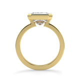 Reisa Bezel Lab Created Diamond Engagement Ring