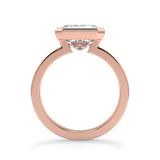 Reisa Bezel Lab Created Diamond Engagement Ring