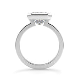Reisa Bezel Lab Created Diamond Engagement Ring