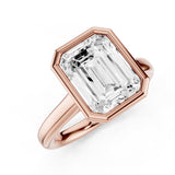 Riley Emerald Moissanite Engagement Ring