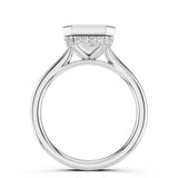 Riley Emerald Moissanite Engagement Ring