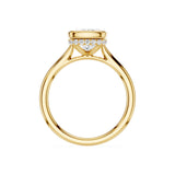 Mirna Bezel Moissanite Engagement Ring