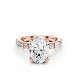Ellie Lab Created Diamond Engagement Ring