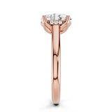 Dahlia Moissanite Engagement Ring