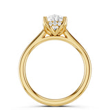 Dahlia Lab Created Diamond Engagement Ring