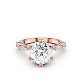 Leila Lab Created Diamond Engagement Ring
