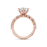 Leila Lab Created Diamond Engagement Ring