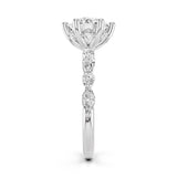 Leila Lab Created Diamond Engagement Ring