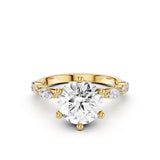 Leila Lab Created Diamond Engagement Ring