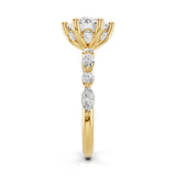 Leila Lab Created Diamond Engagement Ring