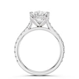 Noel Cathedral Moissanite Engagement Ring
