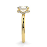 We Moissanite Engagement Ring