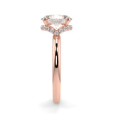 We Moissanite Engagement Ring