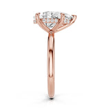 Audrey2 Moissanite Engagement Ring