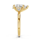 Audrey2 Lab Created Engagement Ring