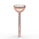 Alya Lab Created Diamond Engagement Ring