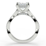 Elaine Lab Created Diamond Engagement Ring