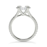 Nailah Pave Moissanite Engagement Ring