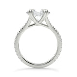 Nailah Pave Lab Created Diamond Engagement Ring