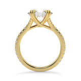 Nailah Pave Lab Created Diamond Engagement Ring