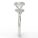 April Lab Created Diamond Engagement Ring