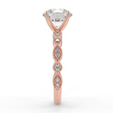 Athena Moissanite Engagement Ring