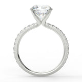 Gardenia Moissanite Engagement Ring