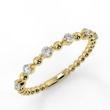 Masie Wedding Band - Lab Created Diamond