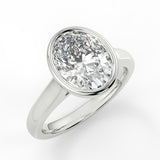 Andreia Bezel Moissanite Engagement Ring