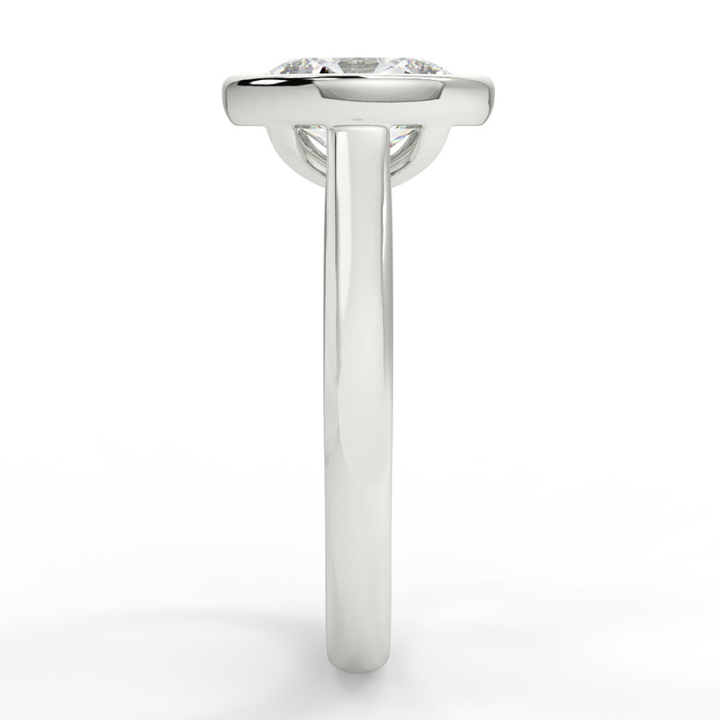 Andreia Bezel Moissanite Engagement Ring