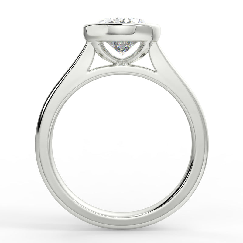 Andreia Bezel Moissanite Engagement Ring