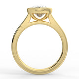 Andreia Bezel Moissanite Engagement Ring