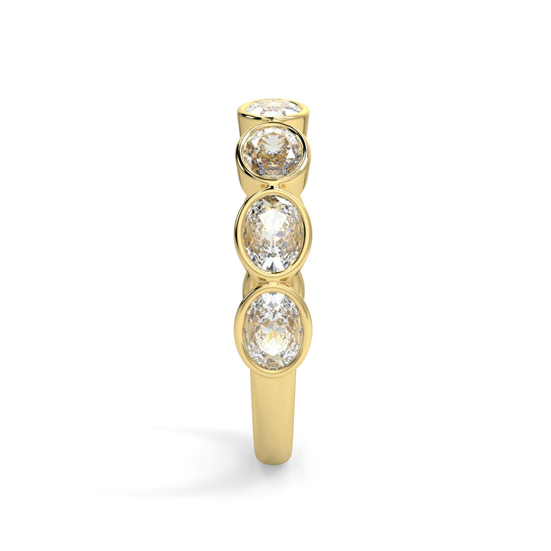 Chelly Wedding Band - Lab Created Diamond