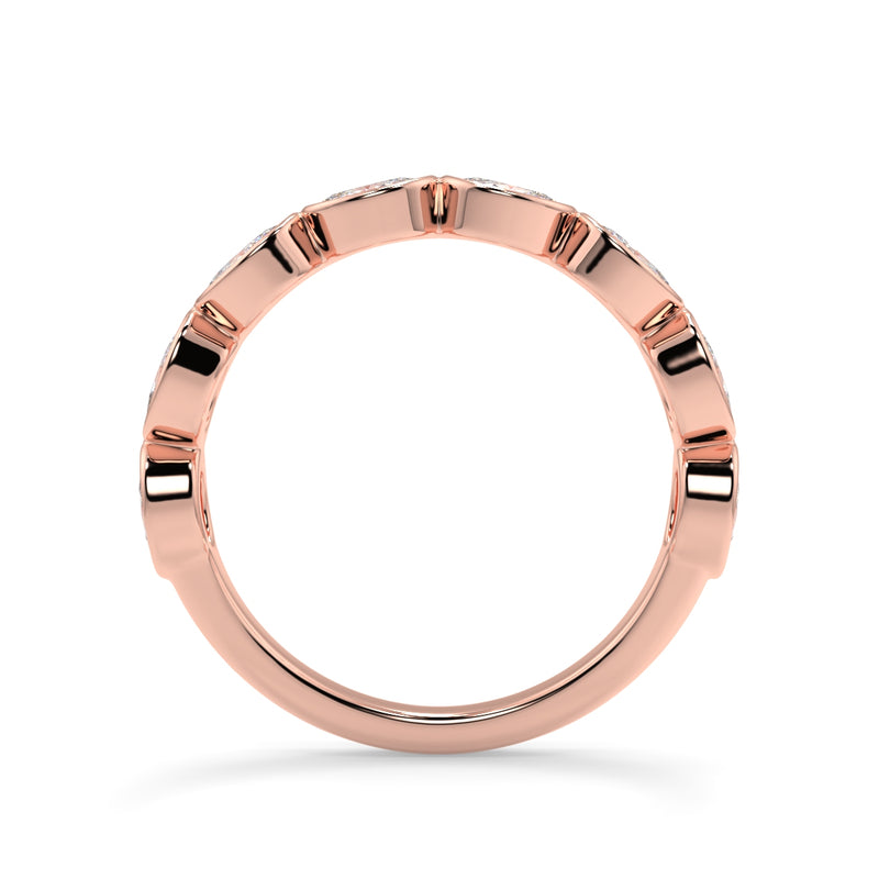 Chelly Wedding Band - Lab Created Diamond