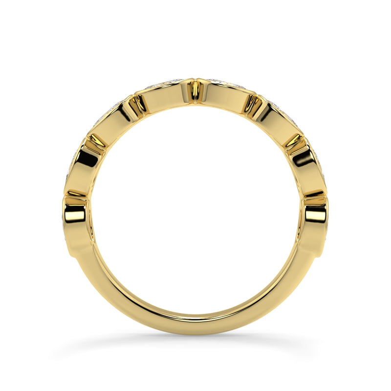 Chelly Wedding Band - Lab Created Diamond