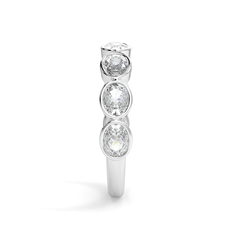 Chelly Wedding Band - Lab Created Diamond