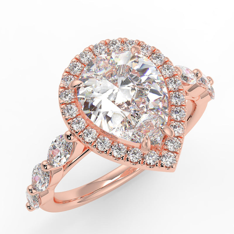 Eva Lab Created Diamond Engagement Ring