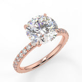 Gardenia Lab Created Diamond Engagement Ring