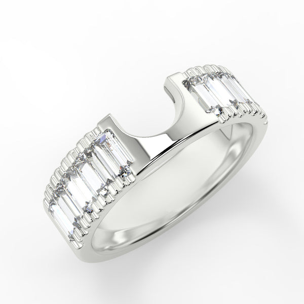 Hera Wedding Band - Lab Created Diamond