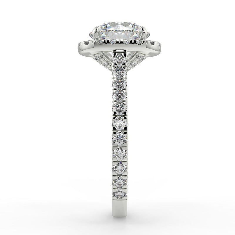 Mimosa Lab Created Diamond Engagement Ring