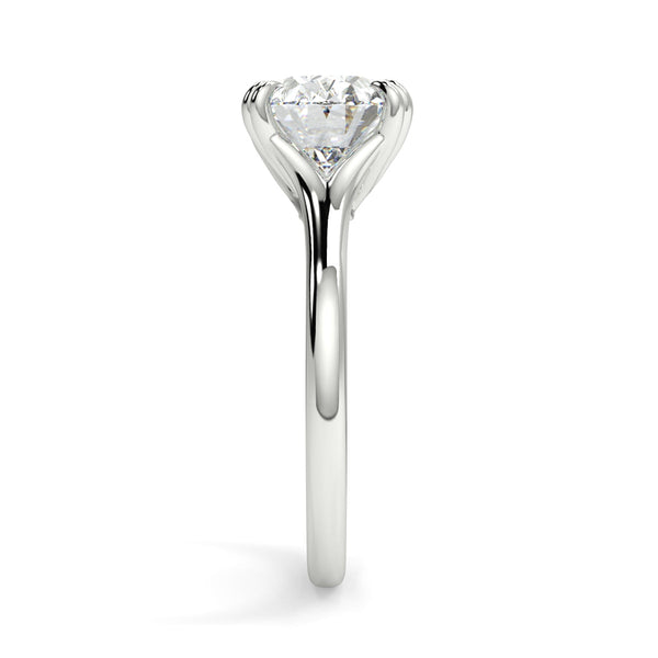 Nailah Plain Lab created Diamond Engagement Ring