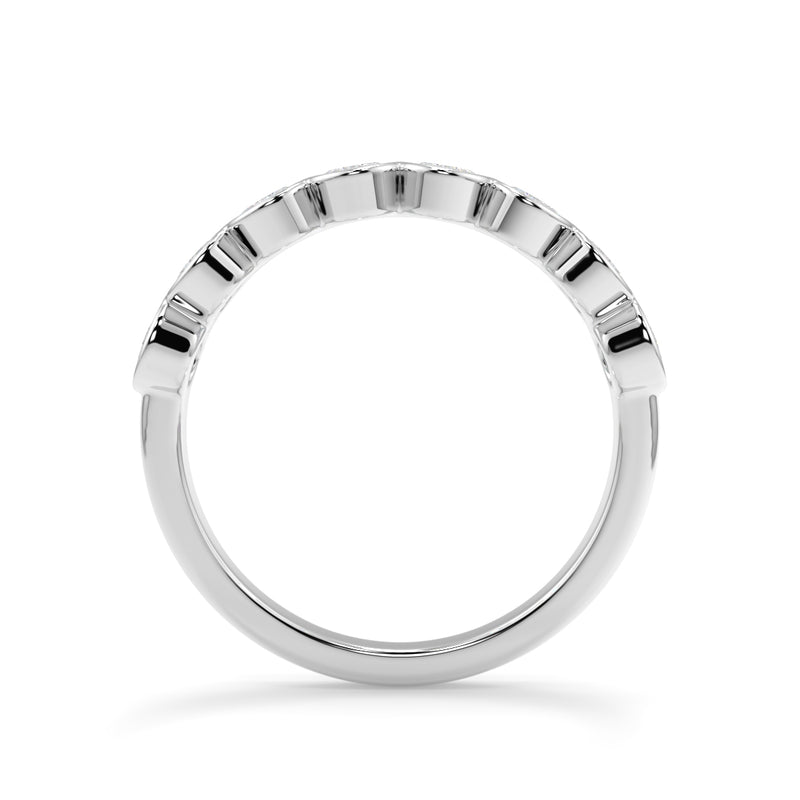 Olandria Wedding Band - Lab Created Diamond