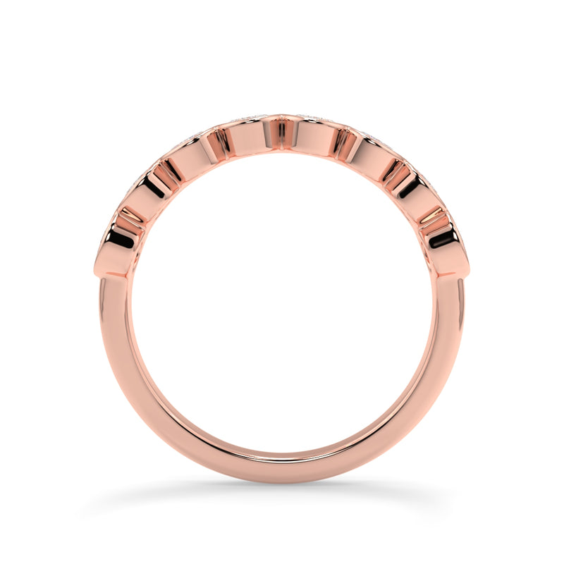 Olandria Wedding Band - Lab Created Diamond