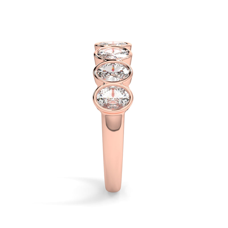 Olandria Wedding Band - Lab Created Diamond