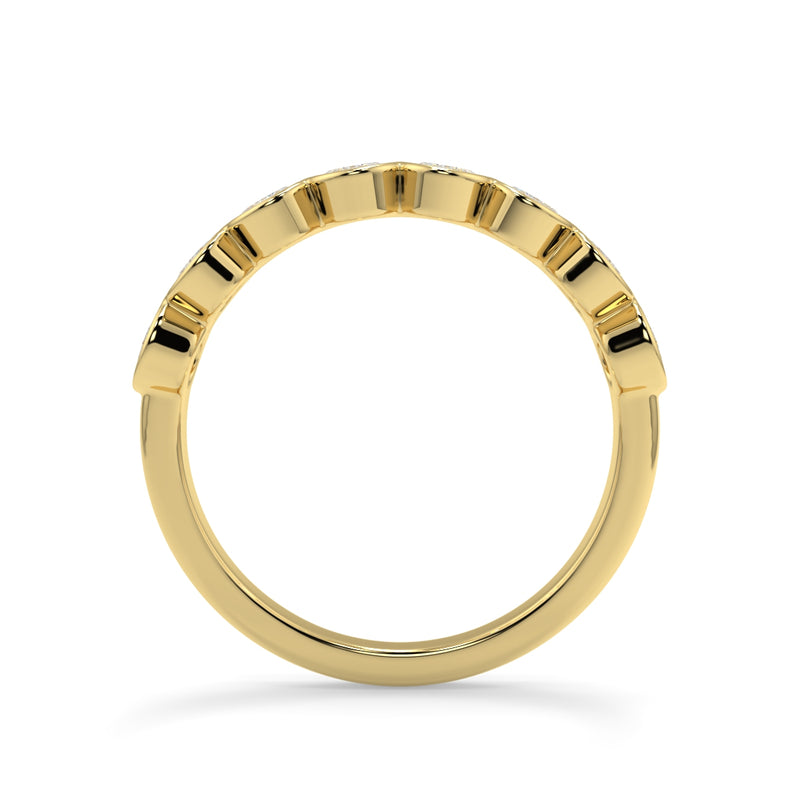 Olandria Wedding Band - Lab Created Diamond