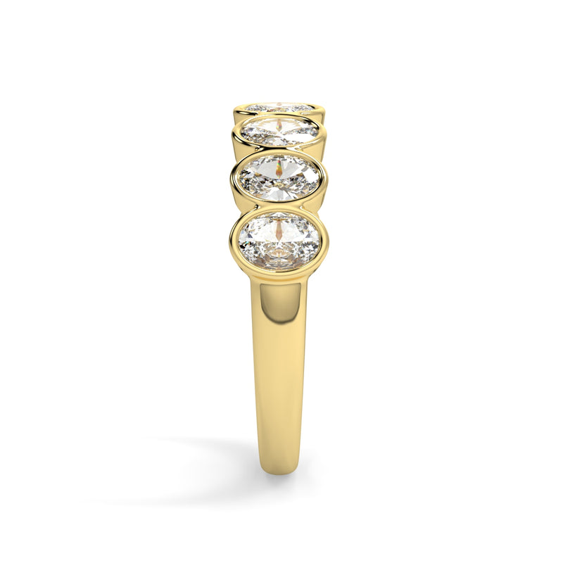 Olandria Wedding Band - Lab Created Diamond
